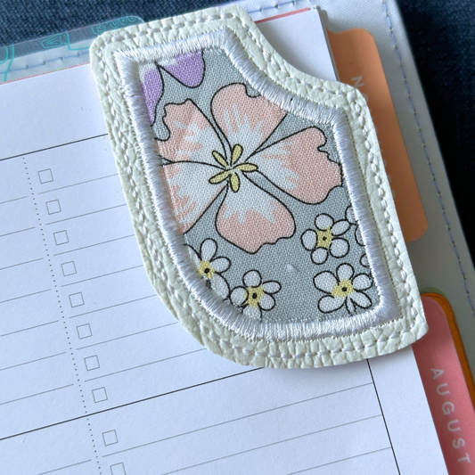 Handmade Corner Page Maker - Gray Florals