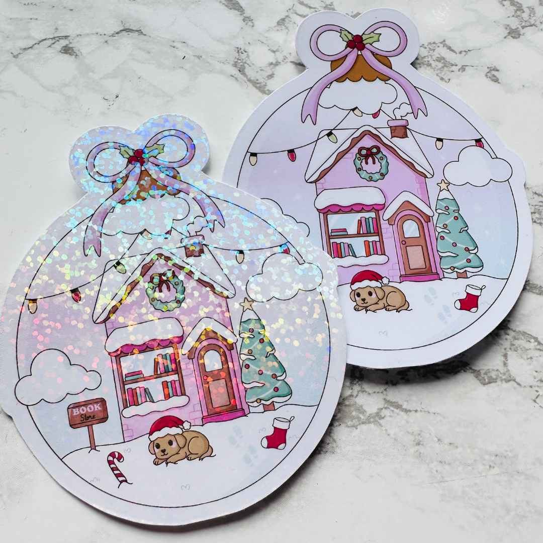 Christmas Bauble - Vinyl Die Cut Sticker