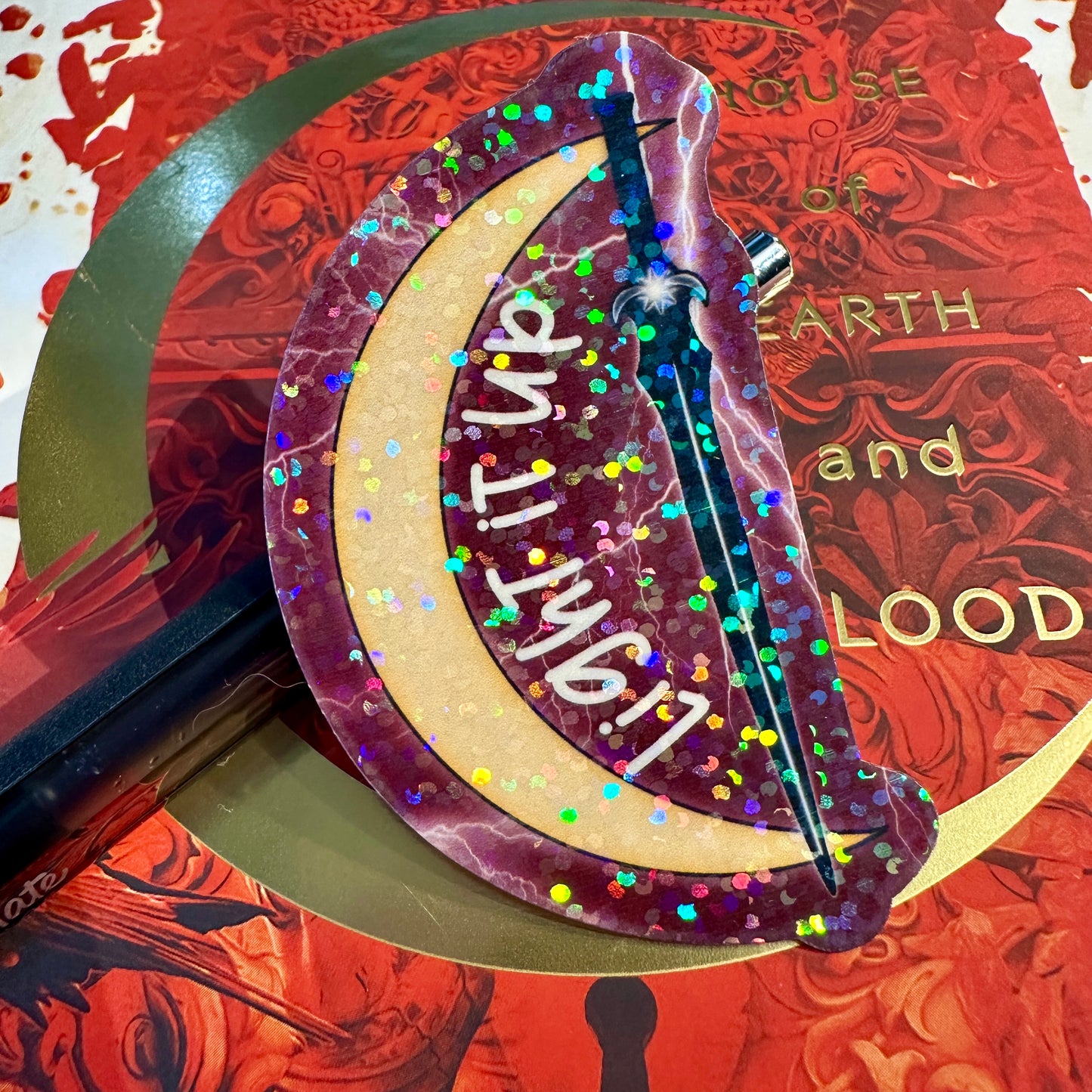 Light it up - Holo Overlay Sticker