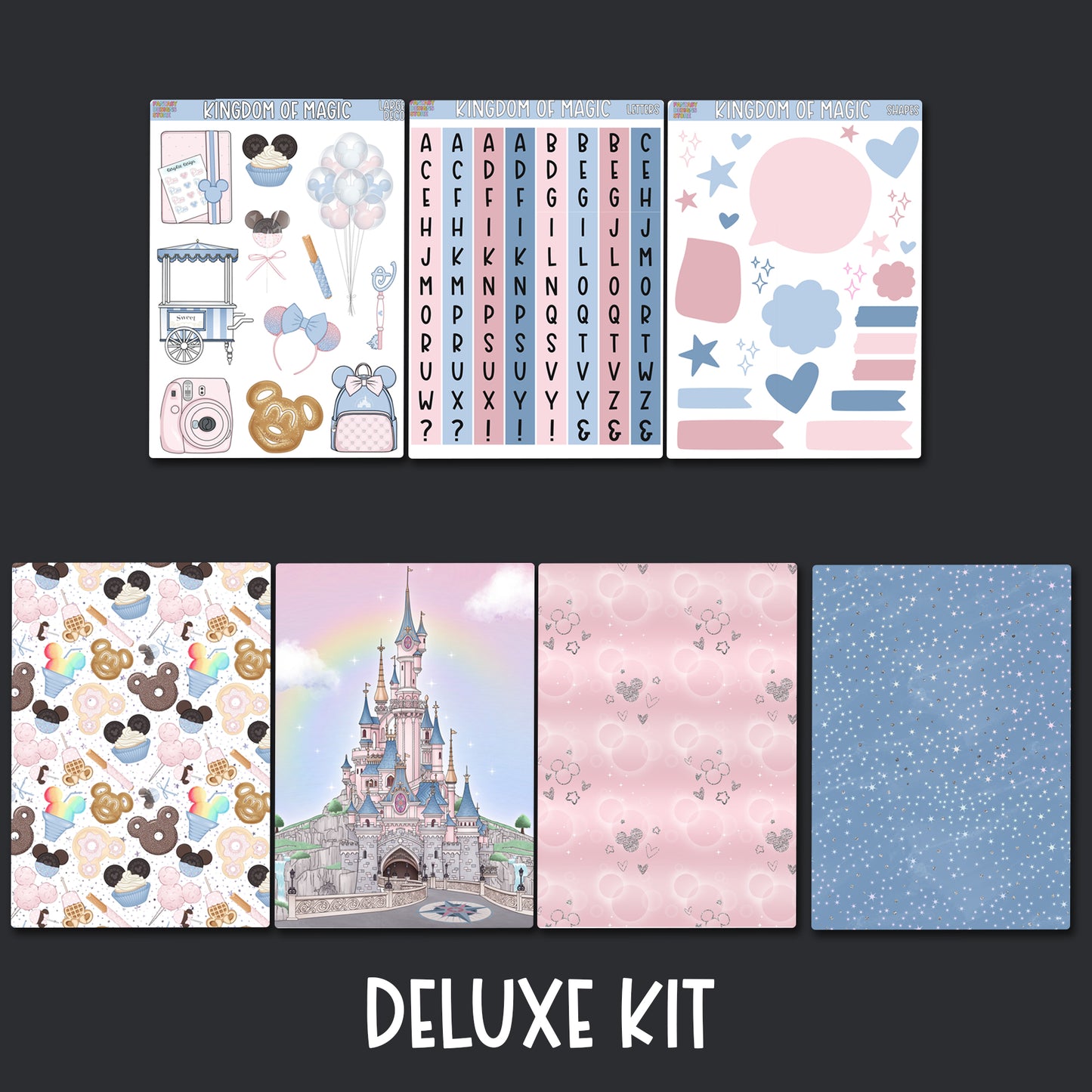 Kingdom of Magic Junk Journal Sticker Kit