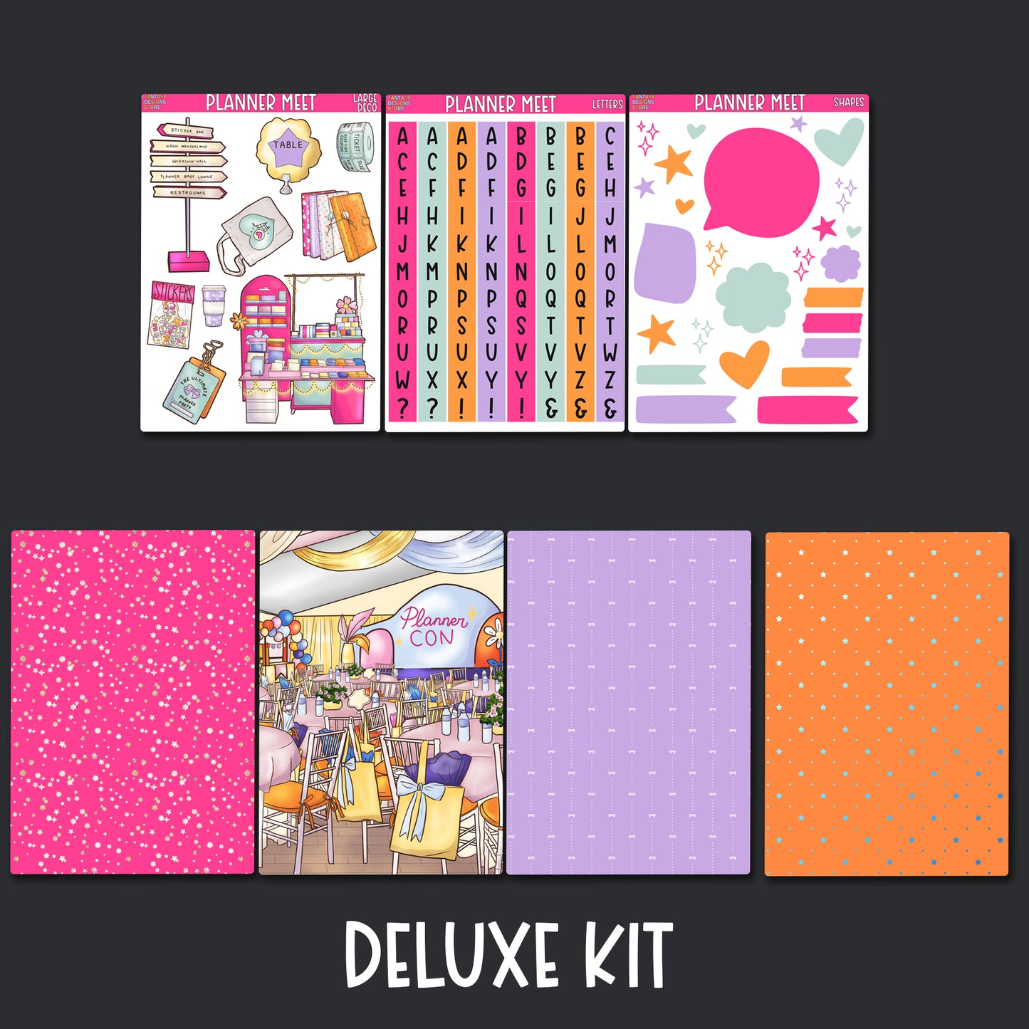 Planner Meet Junk Journal Sticker Kit