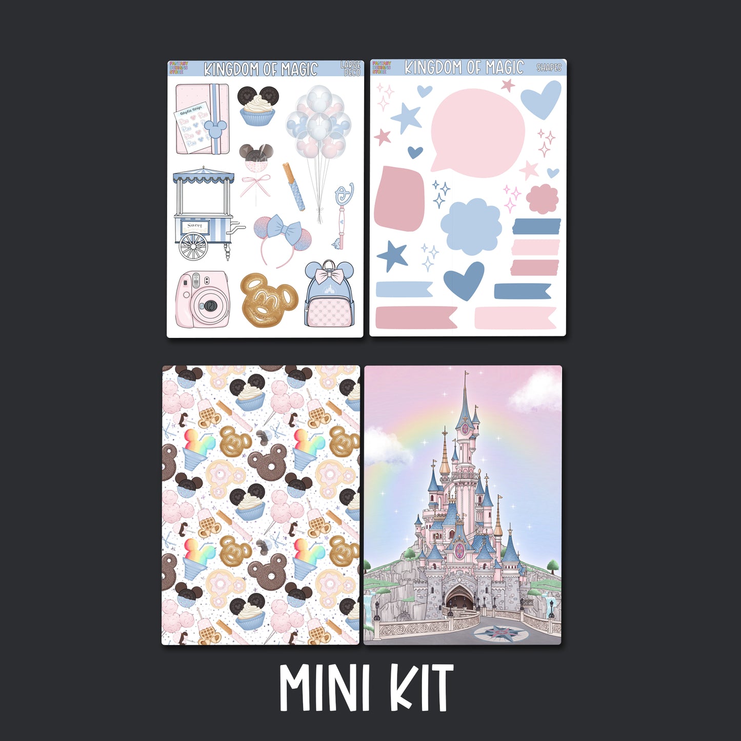 Kingdom of Magic Junk Journal Sticker Kit
