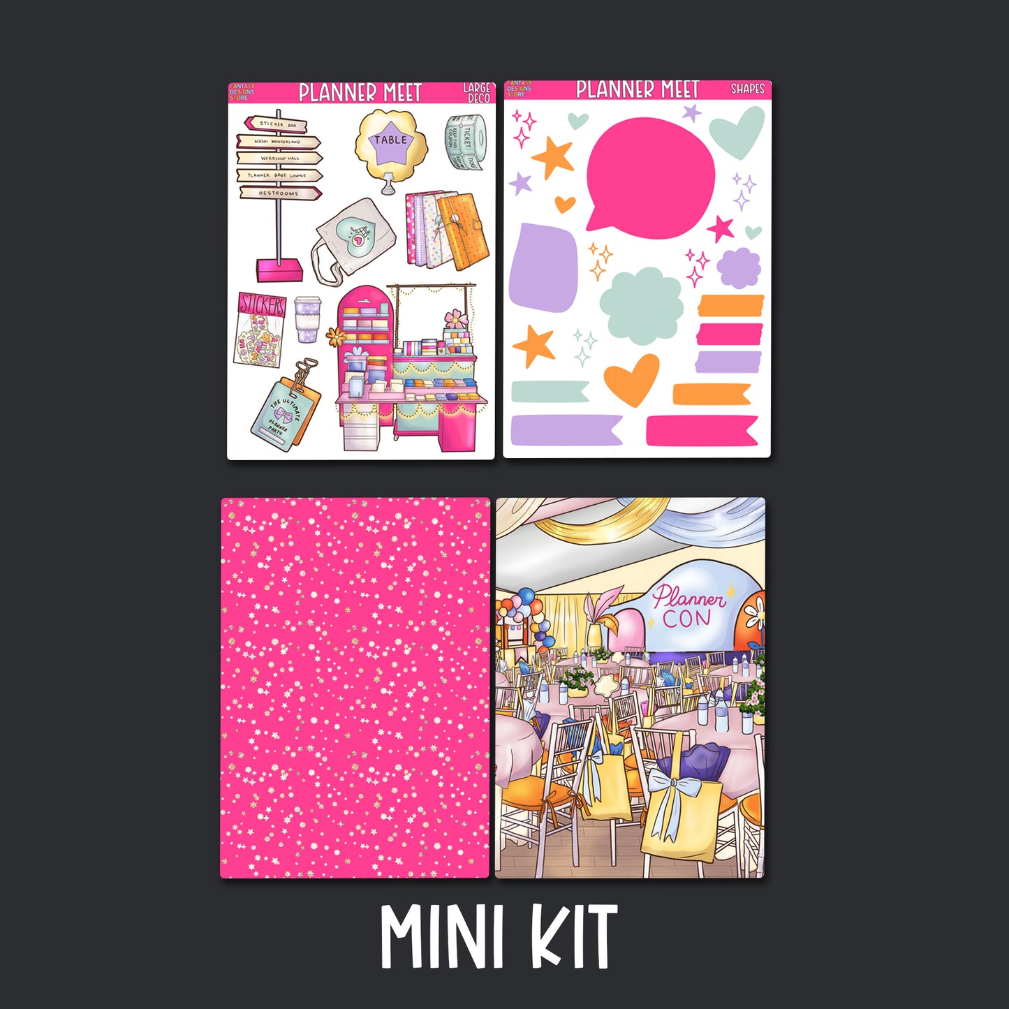 Planner Meet Junk Journal Sticker Kit