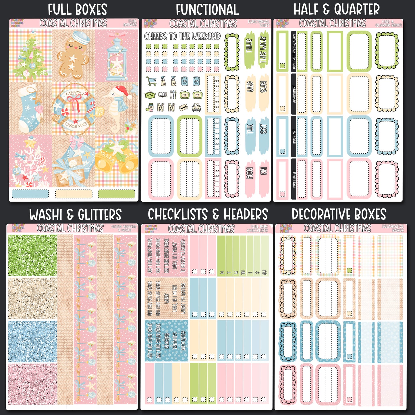 Coastal Christmas - A la Carte kit