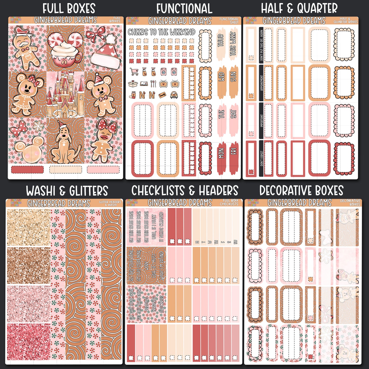 Gingerbread Dreams - Standard Vertical Kit