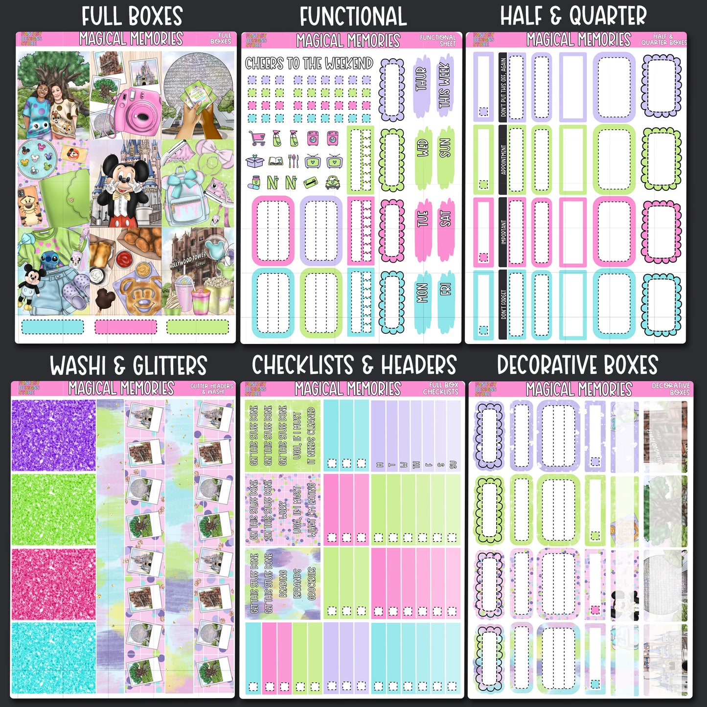 Magical Memories - A la Carte kit