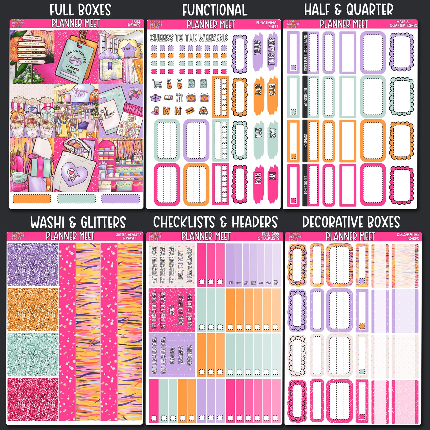 Planner Meet - A la Carte kit