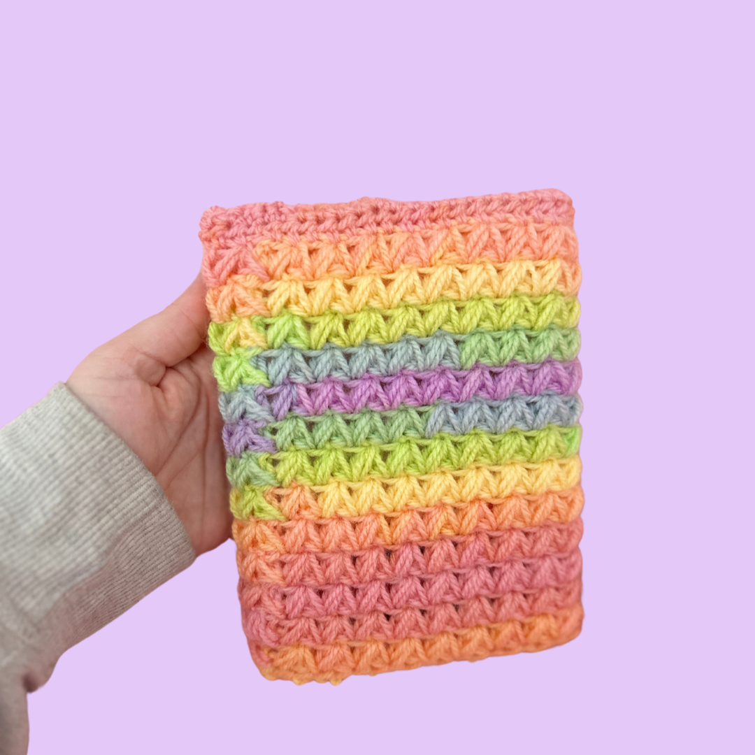 Tropical Vibes Crochet Kindle Sleeve