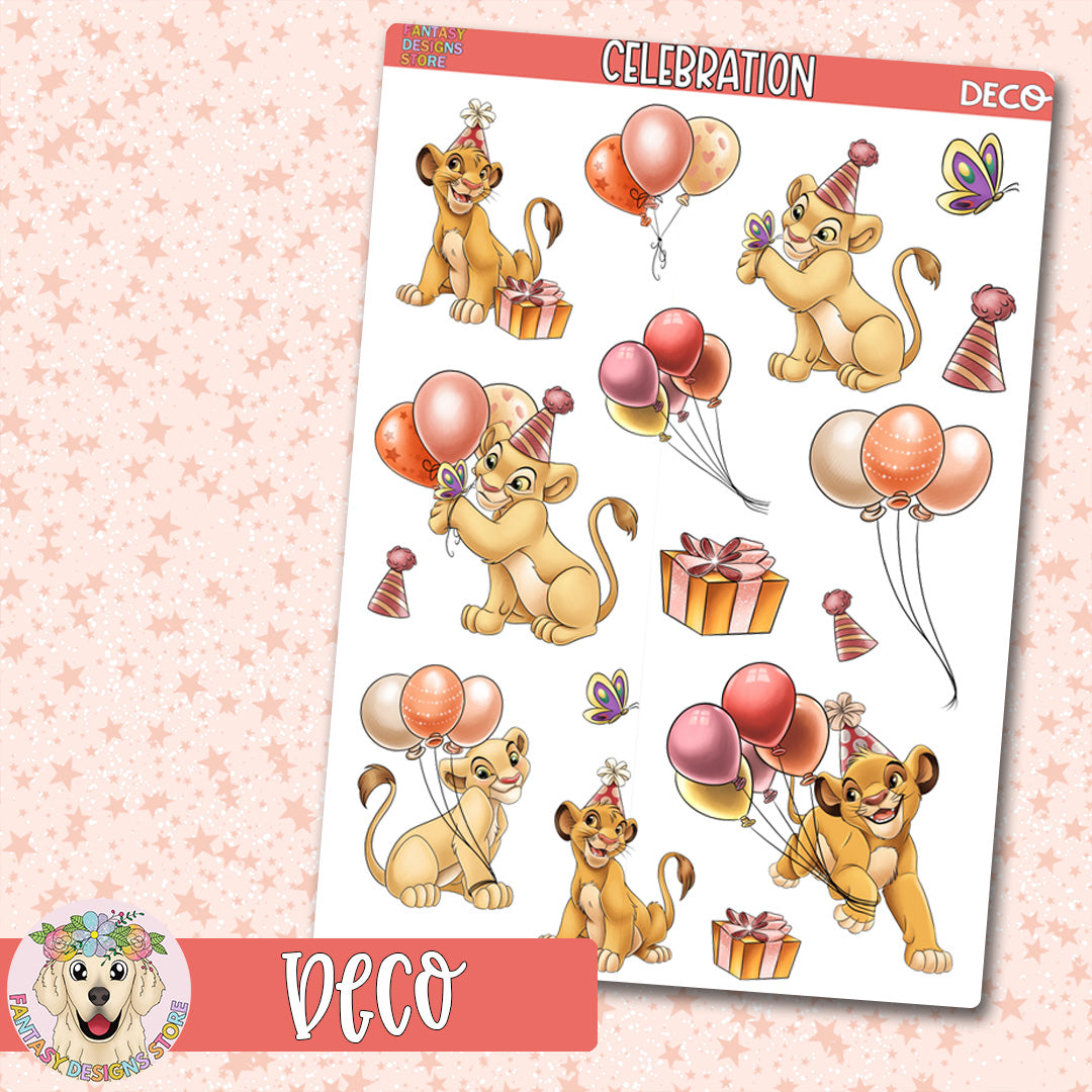 Celebration Deco Sheet