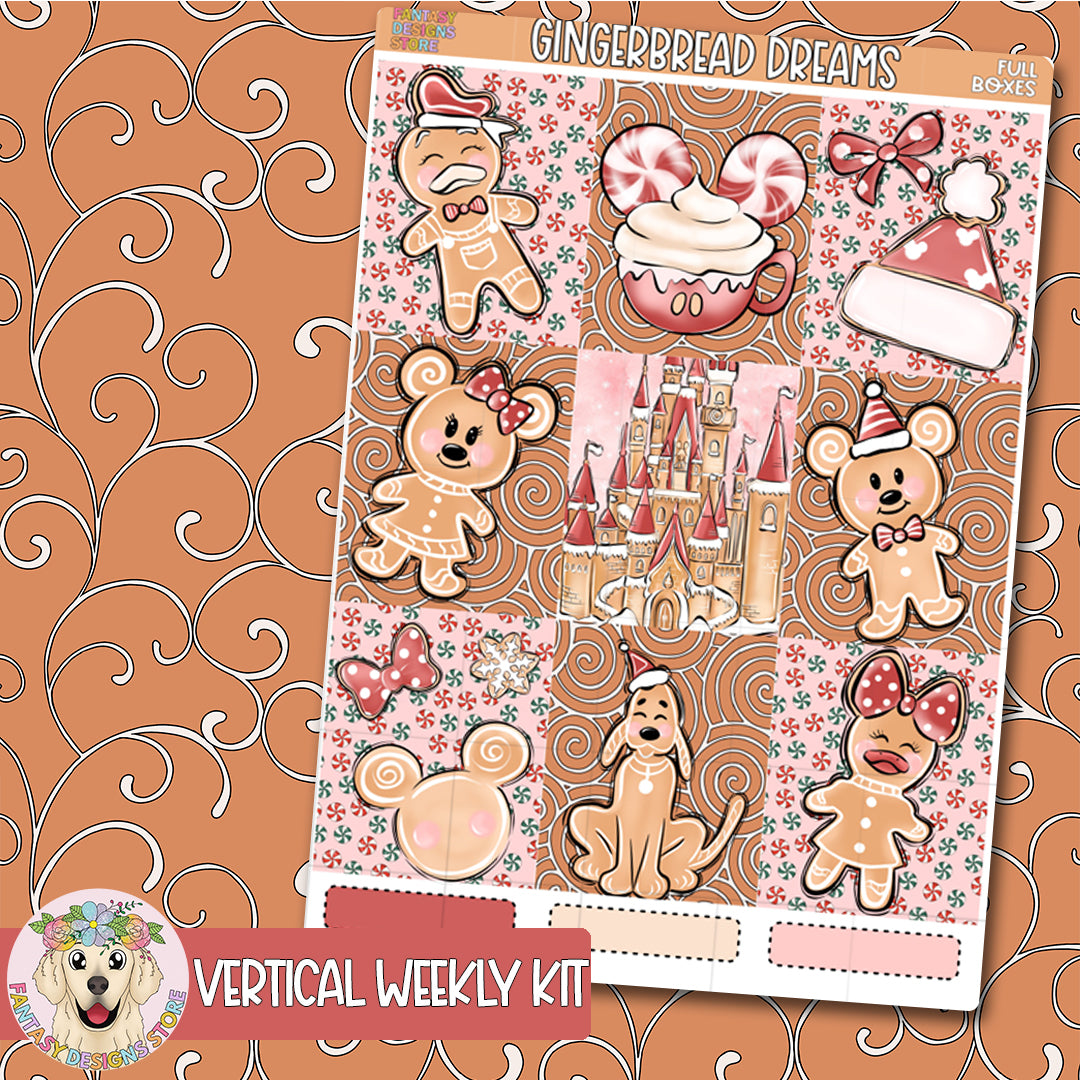Gingerbread Dreams - Standard Vertical Kit