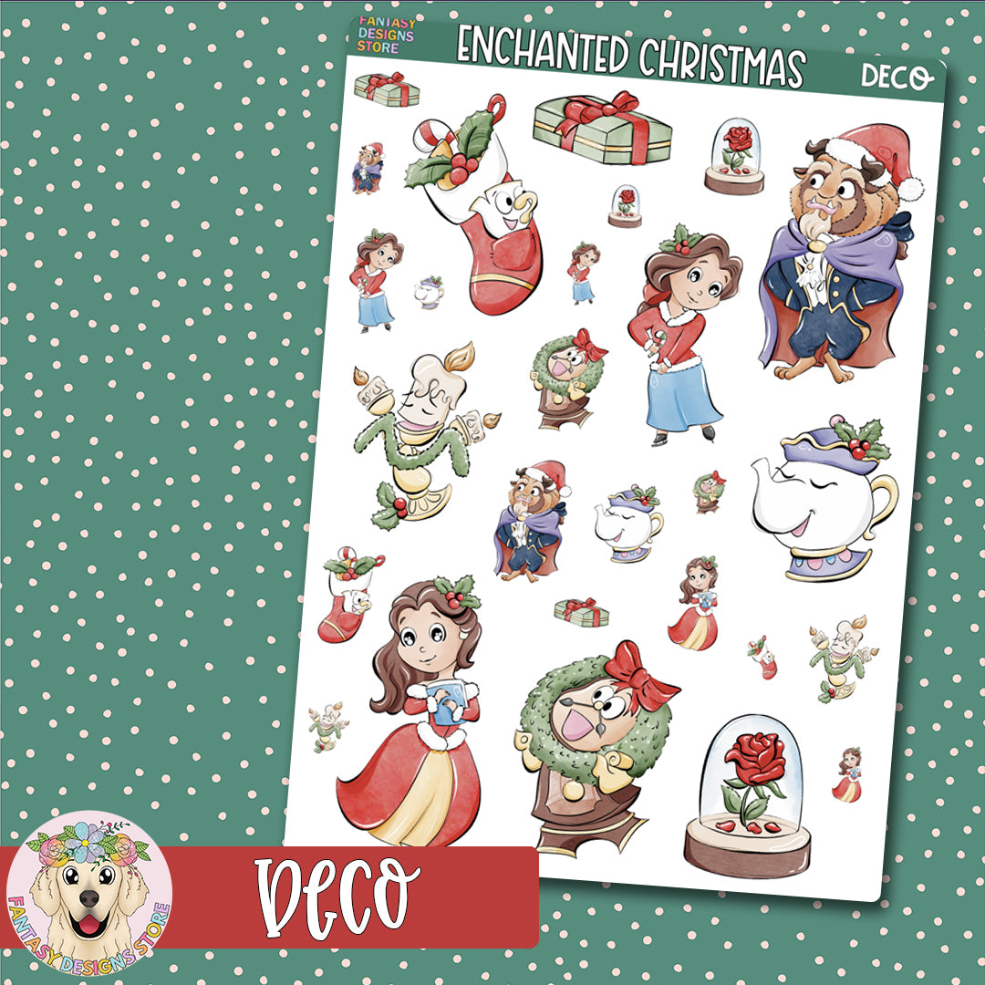 Enchanted Christmas Deco Sheet