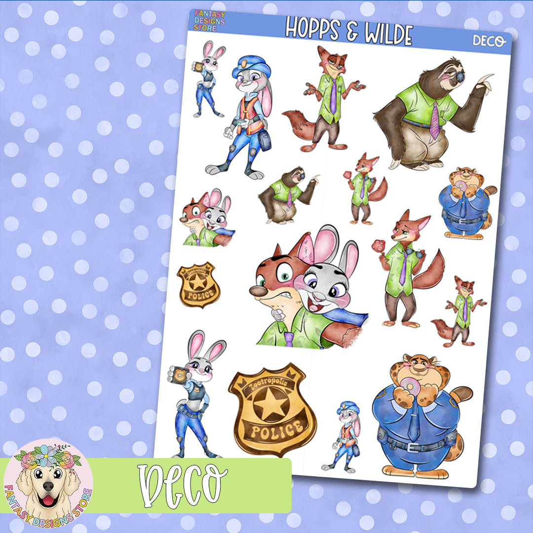 Hopps & Wilde Deco Sheet