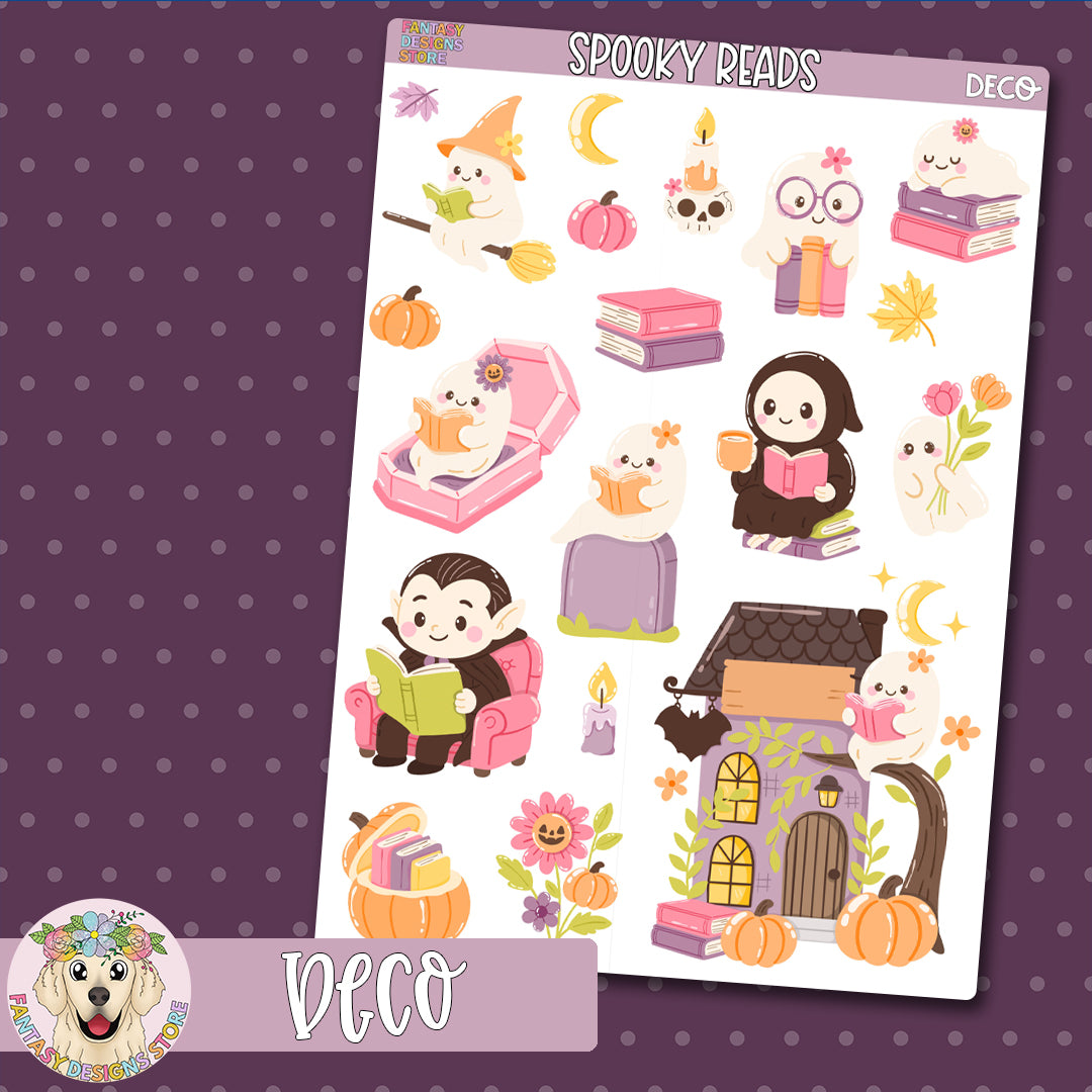 Spooky Reads Deco Sheet