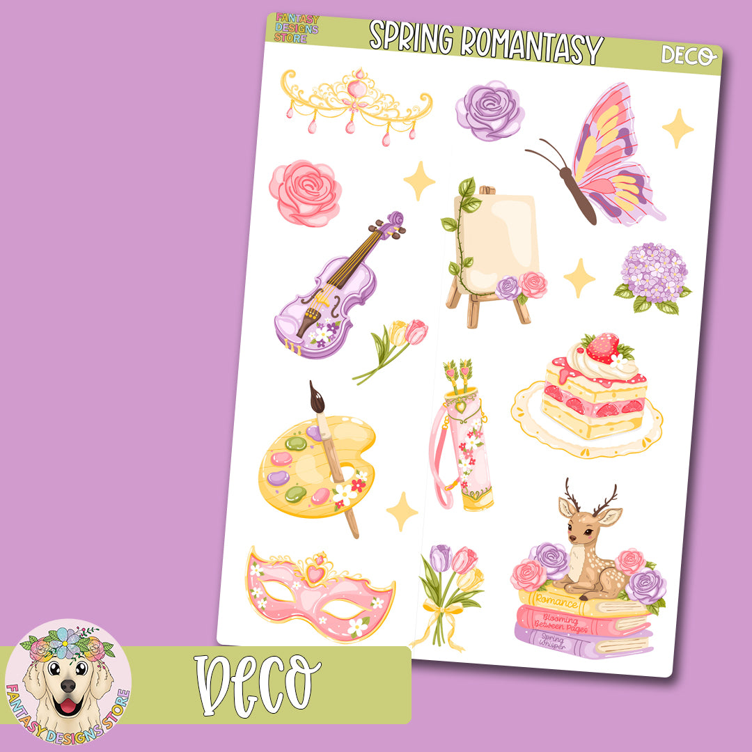 Spring Romantasy Deco Sheet