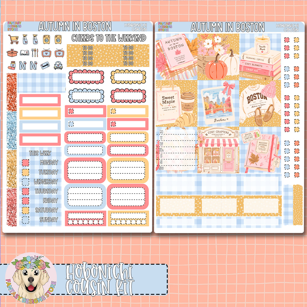 Autumn in Boston - Hobonichi Cousin Kit
