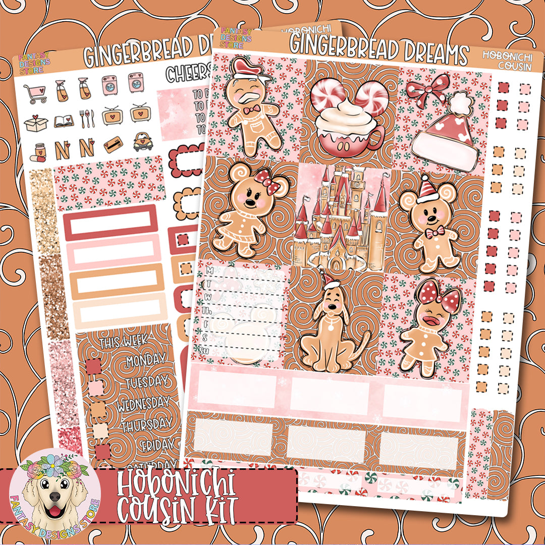 Gingerbread Dreams - Hobonichi Cousin Kit