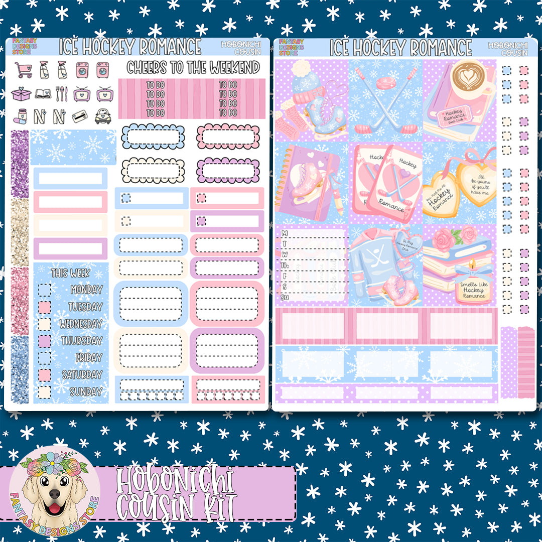 Ice Hockey Romance - Hobonichi Cousin Kit