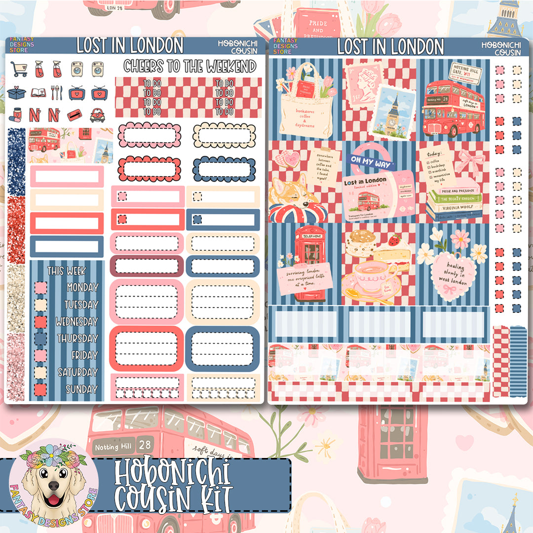 Lost in London - Hobonichi Cousin Kit