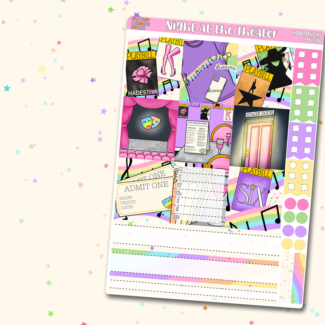 Night at the Theater - Hobonichi Cousin Kit
