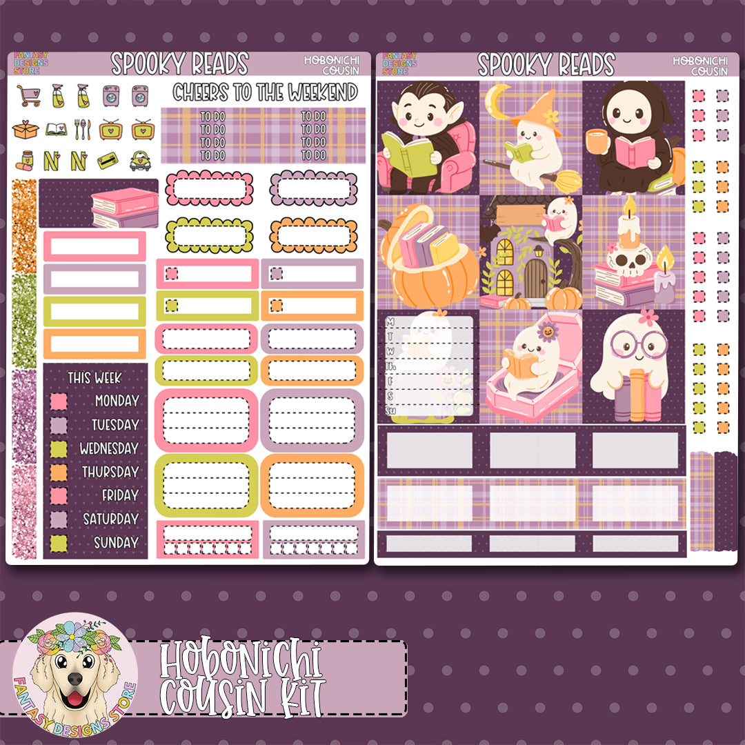 Spooky Reads - Hobonichi Cousin Kit