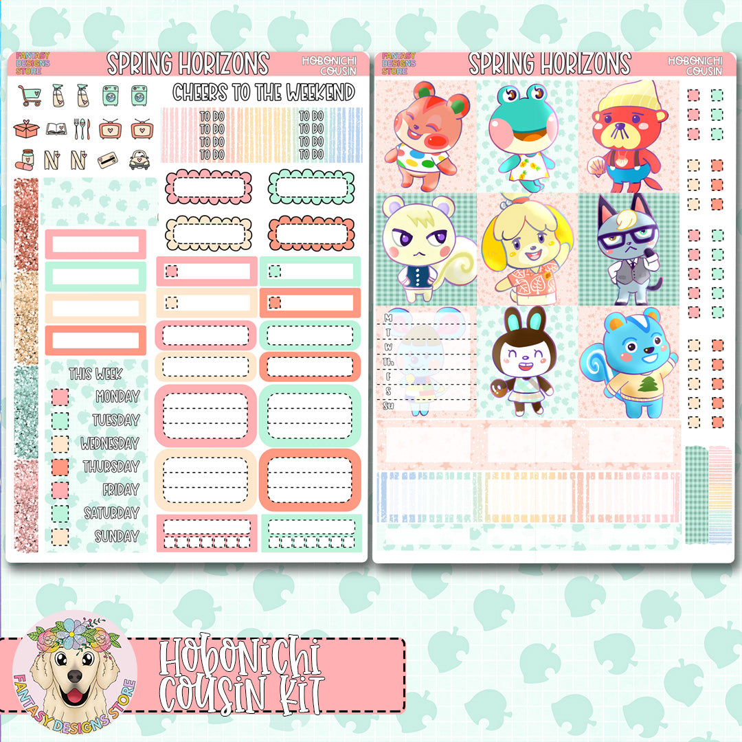 Spring Horizons - Hobonichi Cousin Kit