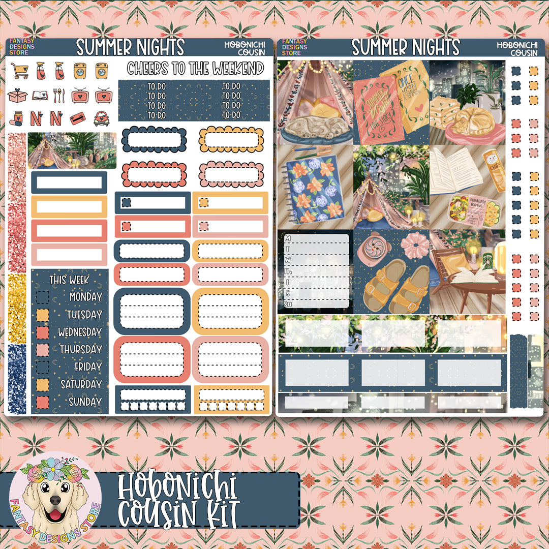 Summer Nights - Hobonichi Cousin Kit