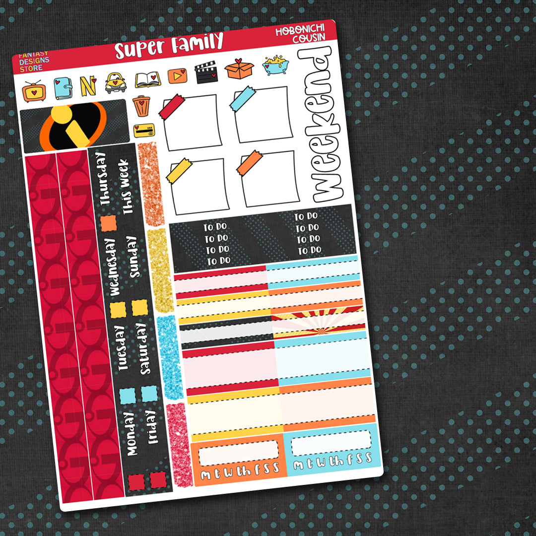 Super Family - Hobonichi Cousin Kit