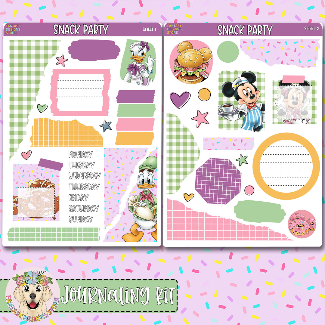 Snack Party - Journaling Kit