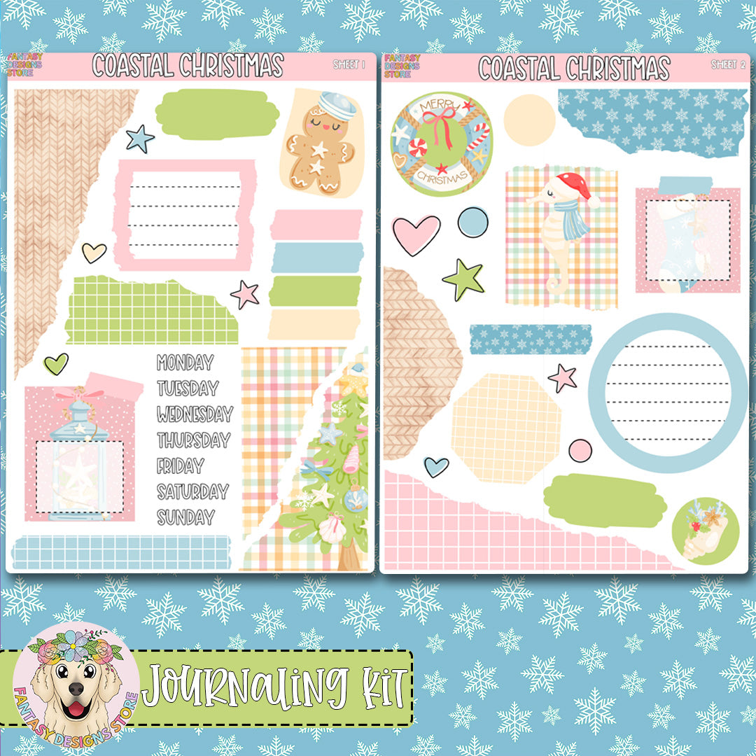 Coastal Christmas - Journaling Kit