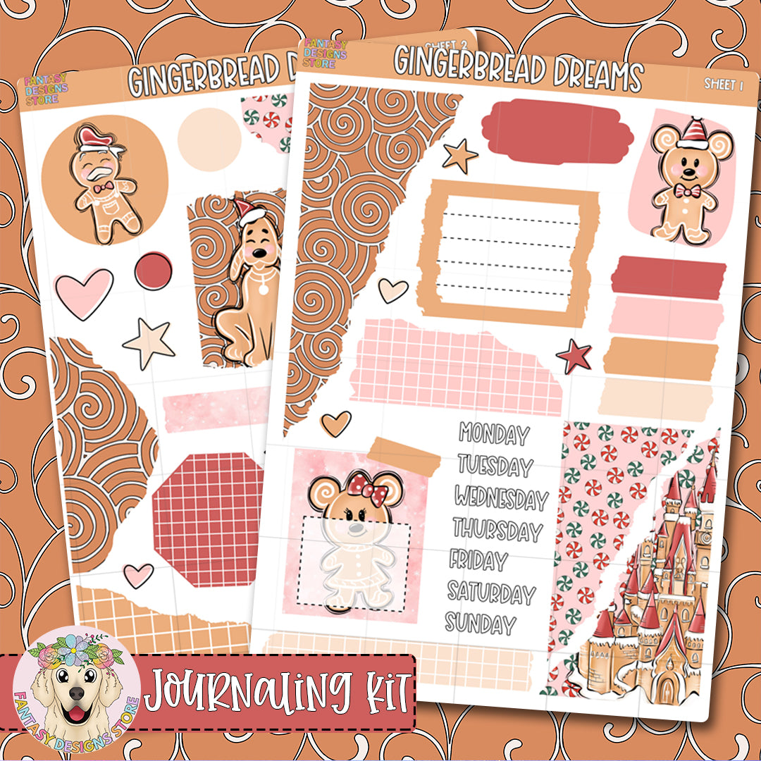 Gingerbread Dreams Journaling Kit