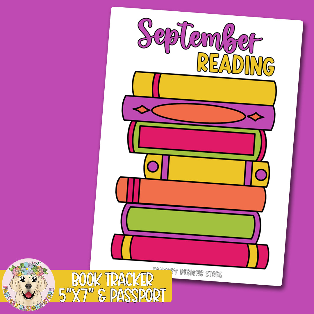 September Reading Tracker Sticker