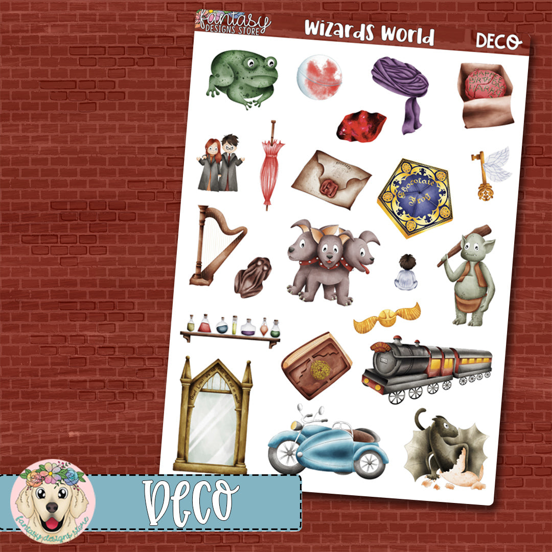 Wizards World Deco Sheet