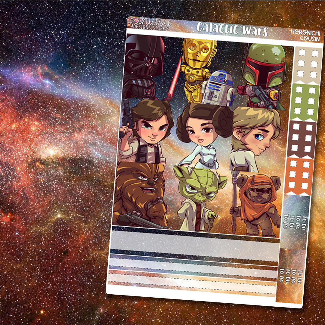 Galactic Wars - Hobonichi Cousin Kit