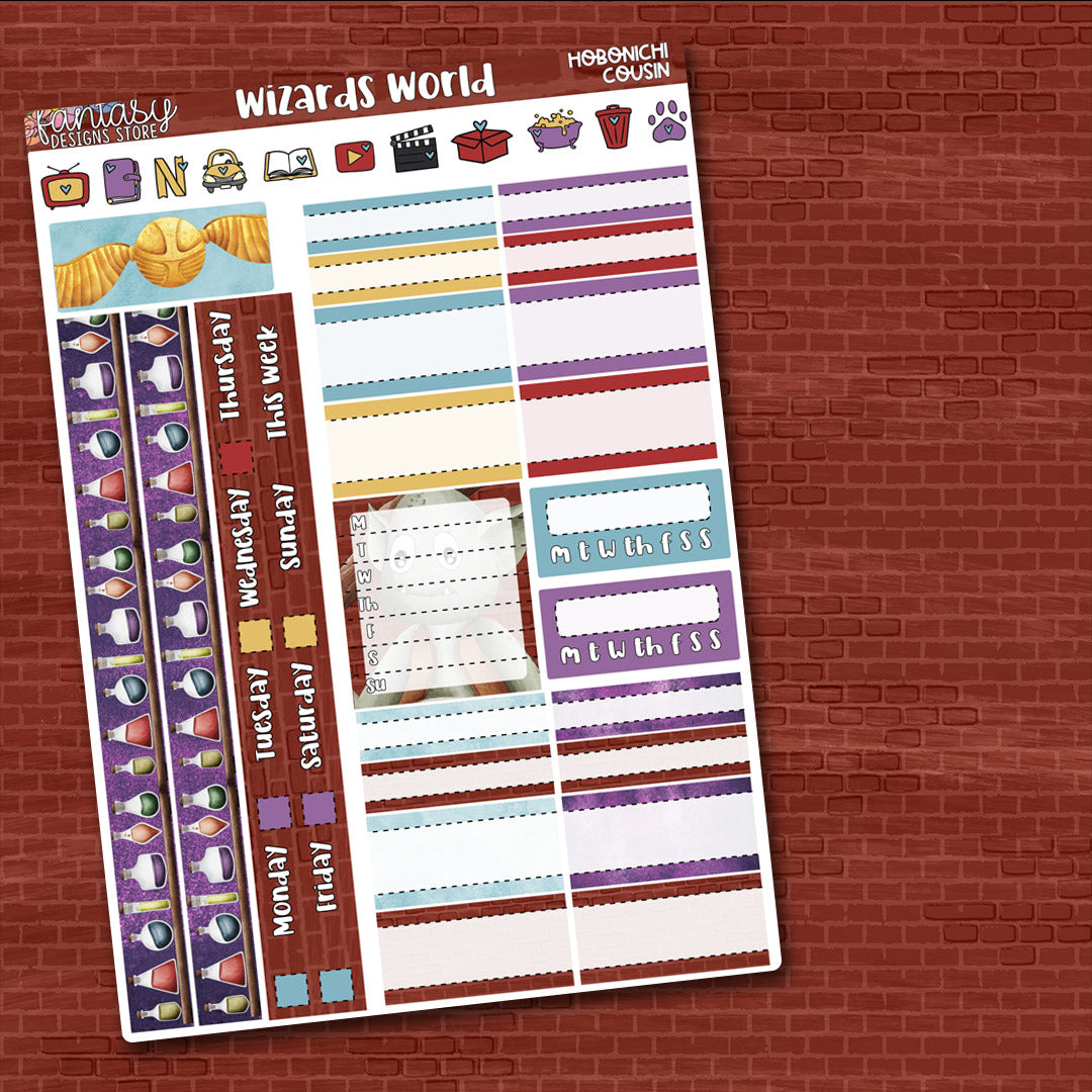 Wizards World - Hobonichi Cousin Kit