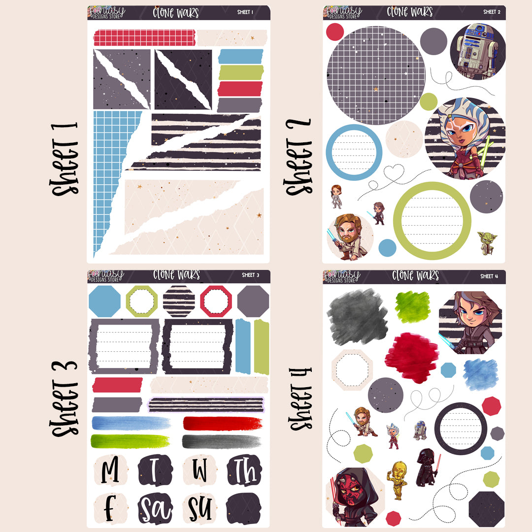 Clone Wars - Journaling Kit - A la Carte