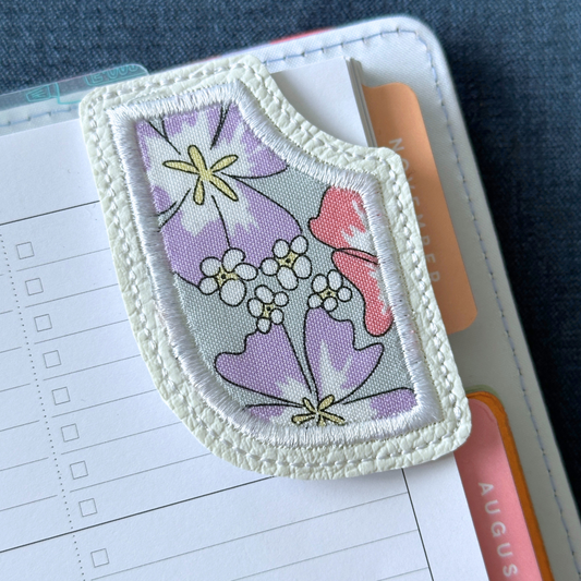 Handmade Corner Page Maker - Gray Florals
