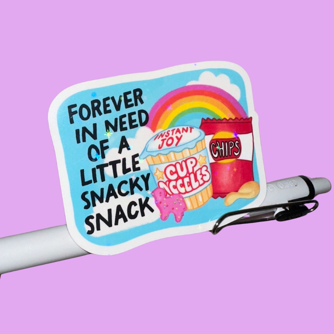 Snacky Snack - Vinyl Die Cut Sticker