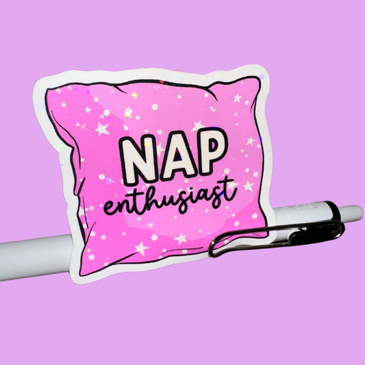 Nap Enthusiast - Vinyl Die Cut Sticker