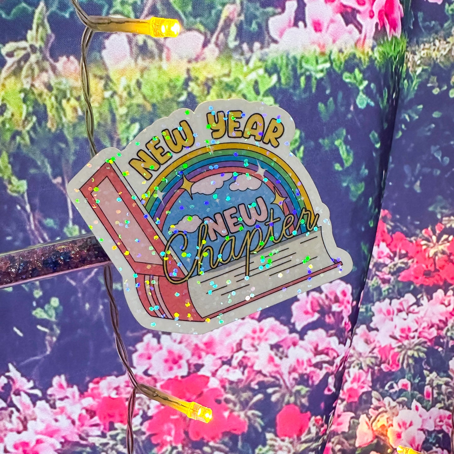 New year, new chapter - Holo Overlay Sticker