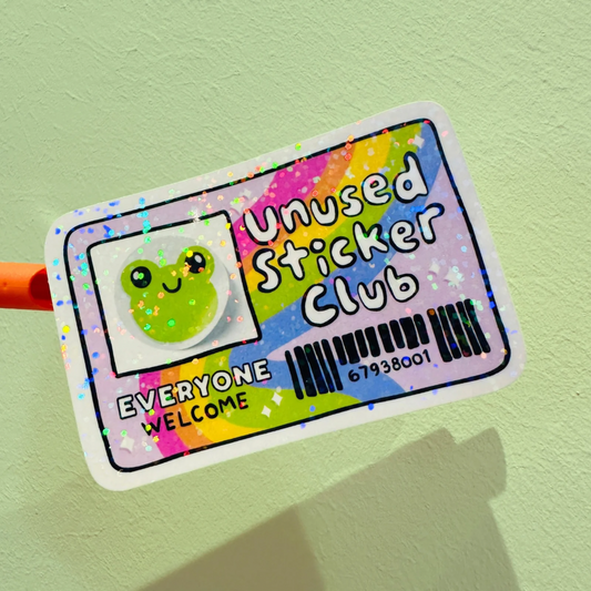 Unused Sticker Club - Holo Overlay Sticker