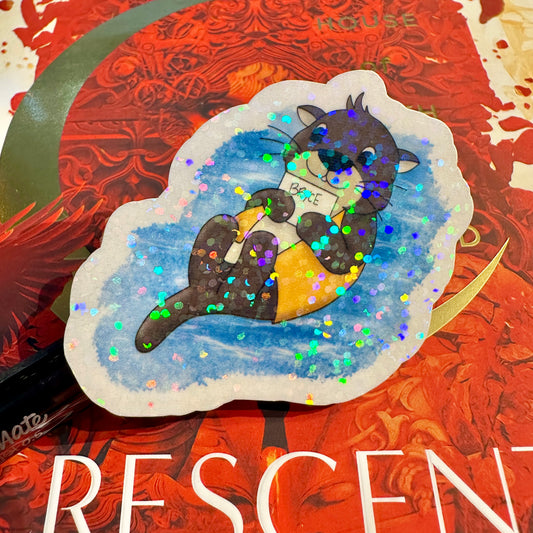 Otter Mail - Holo Overlay Sticker