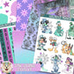 Haunted Manor Junk Journal Sticker Kit