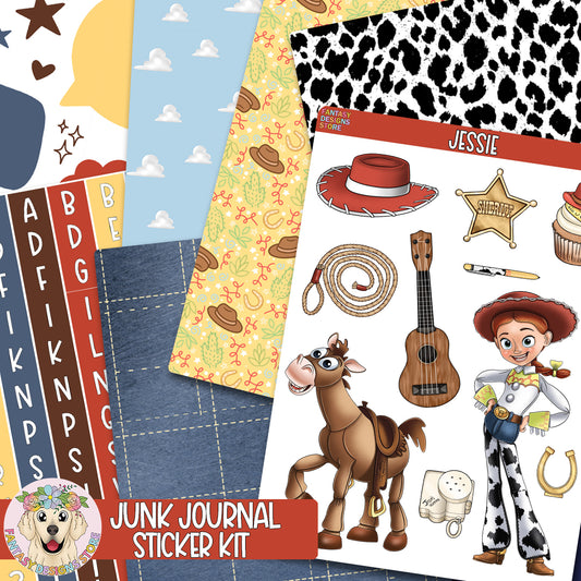 Jessie Junk Journal Sticker Kit