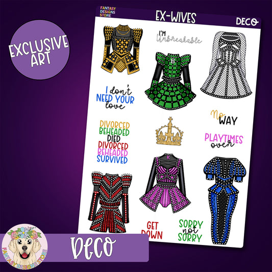 Ex-Wives Deco Sheet