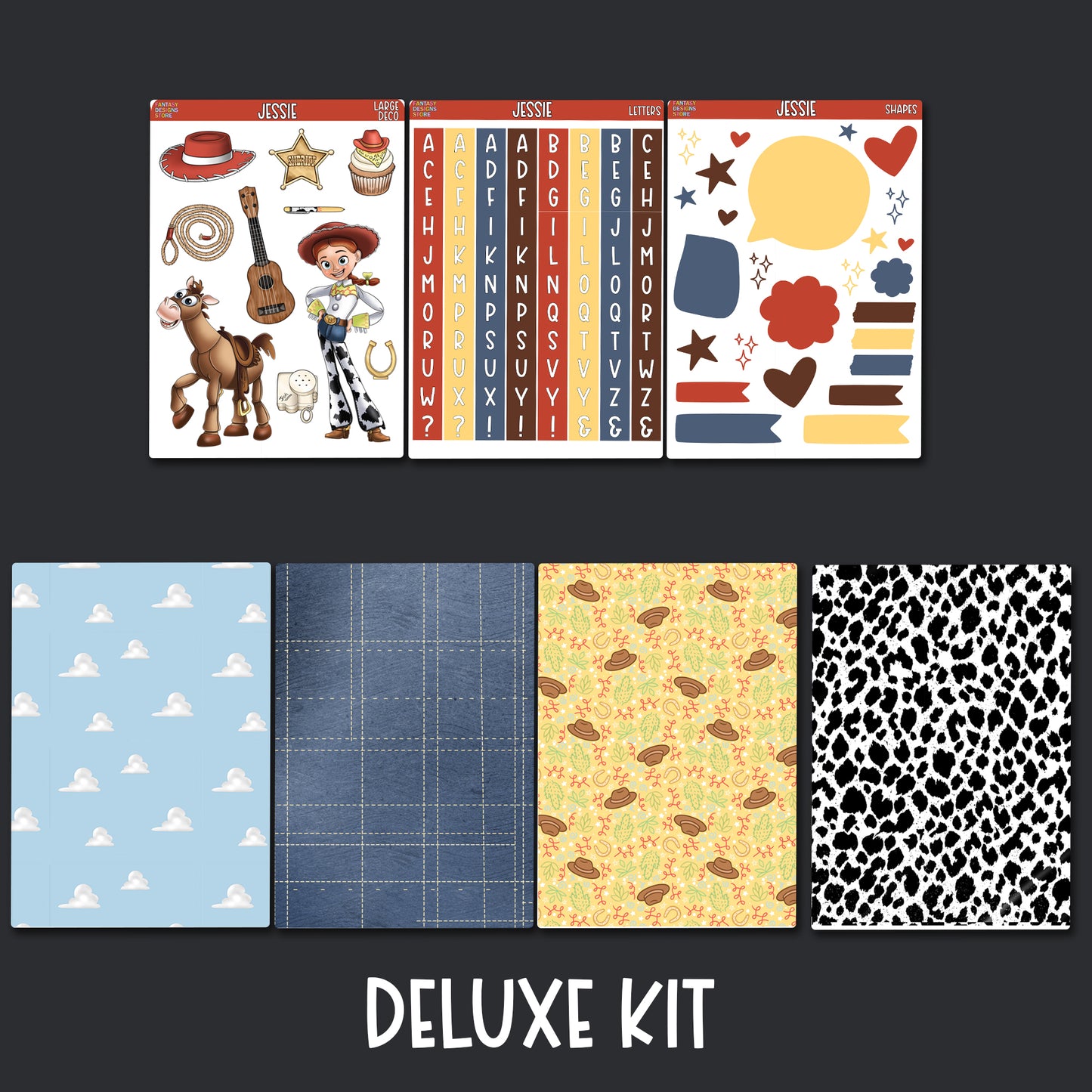 Jessie Junk Journal Sticker Kit