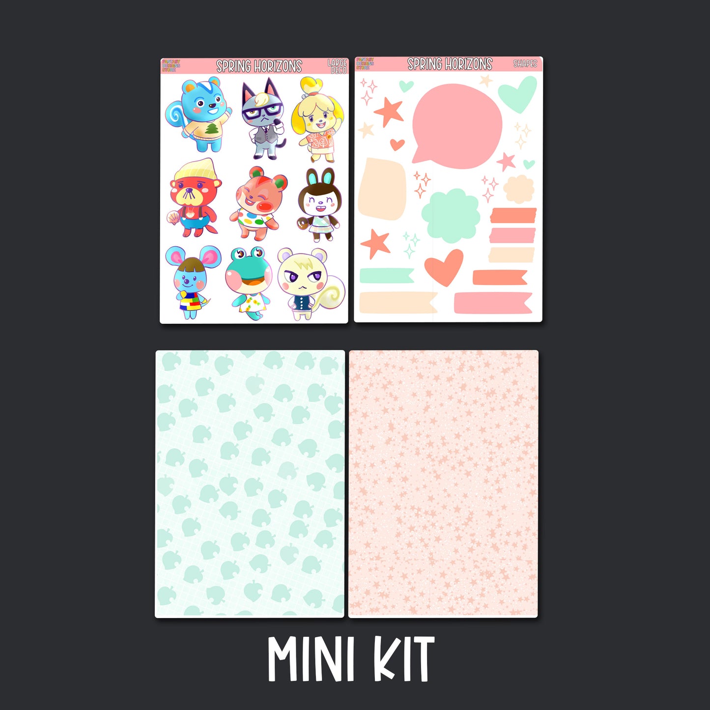 Spring Horizons Junk Journal Sticker Kit