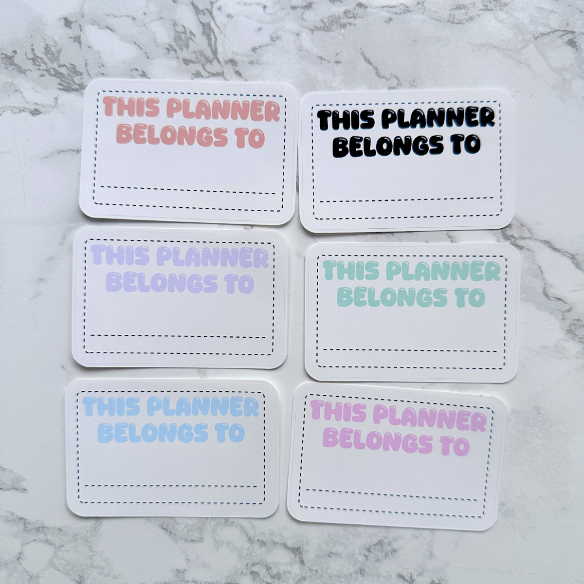 This Planner/Journal Belongs To Sticker