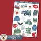 Forks After Dark Deco Sheet