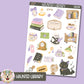 Haunted Library Deco Sheet