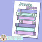 January Reading Tracker  Sticker